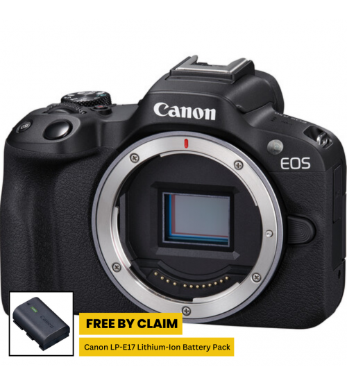 Canon EOS R50 Body Only Mirrorless (Black) (Promo Cashback Rp 1.000.000)